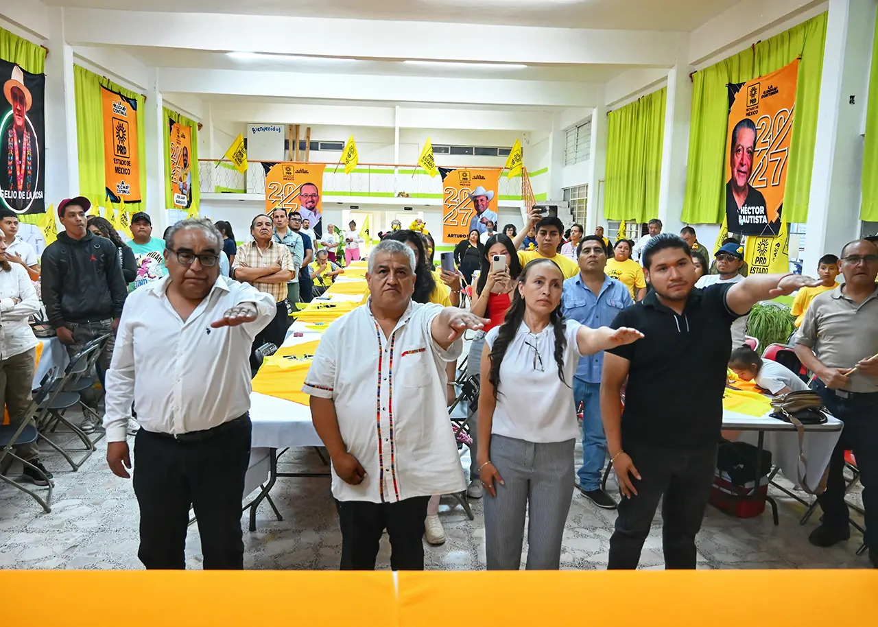 El PRD Estado de México consolida su estructura en Chiconcuac y sigue creciendo en la región de Texcoco: Arturo Piña