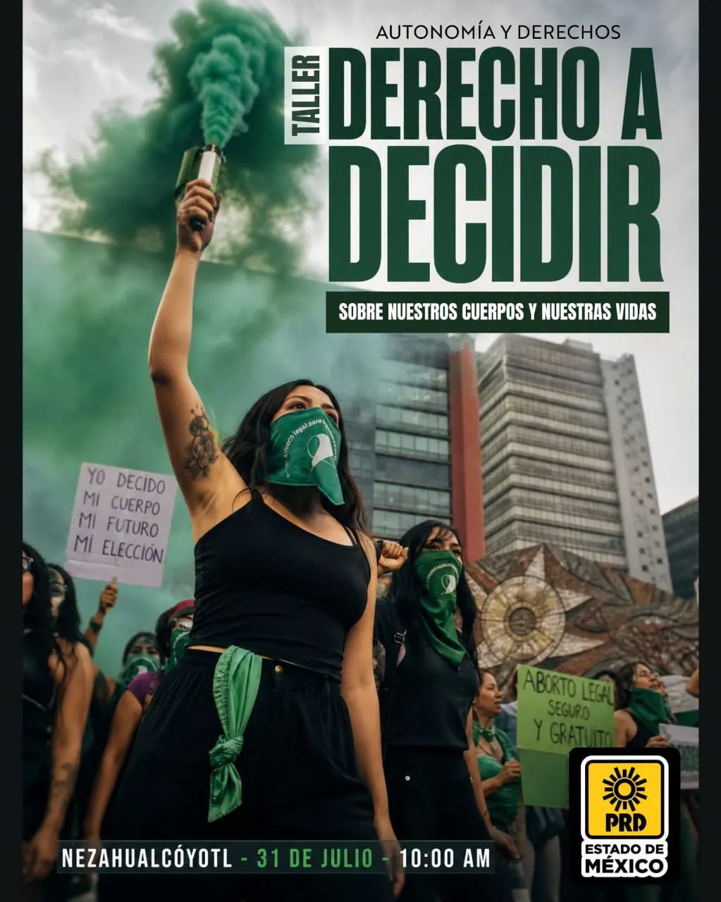 Taller Autonomía y Derechos Derecho a decidir sobre nuestros cuerpos y nuestras vidas